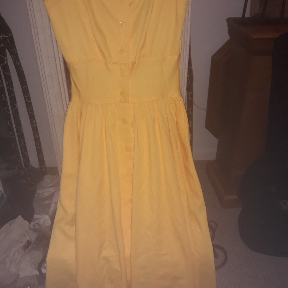Kenar 2 yellow dress sleeveless sz 2